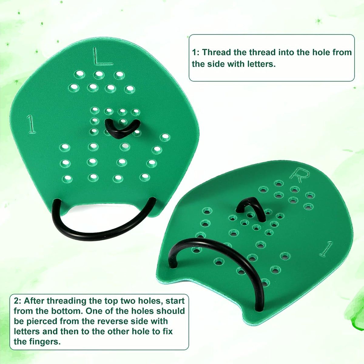 PrimeBuild Swim Training Hand Paddles, product view 5