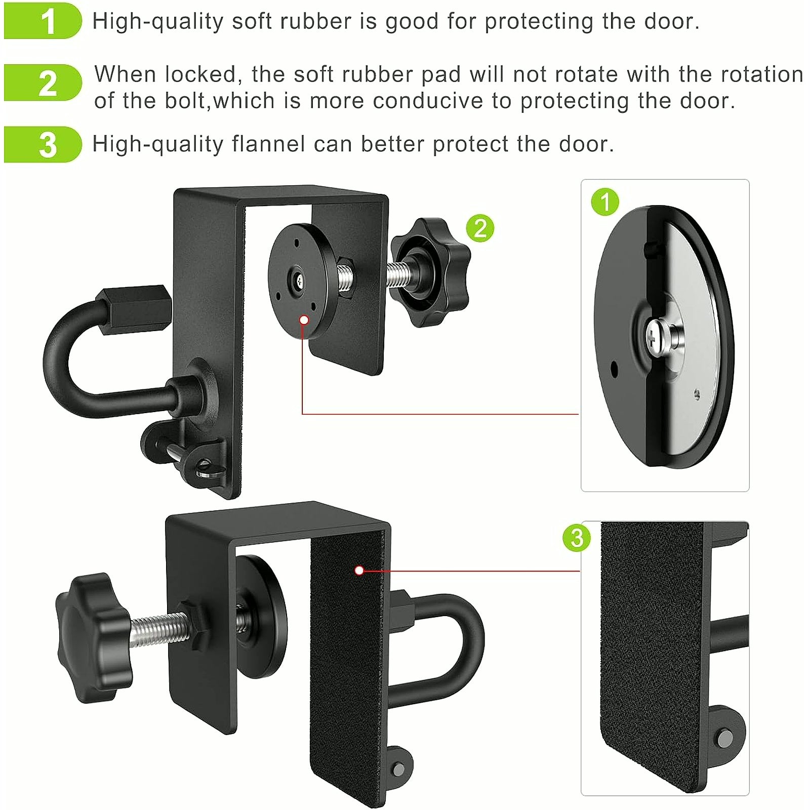 PrimeBuild Heavy-Duty Door Anchor Pulley, product view 5