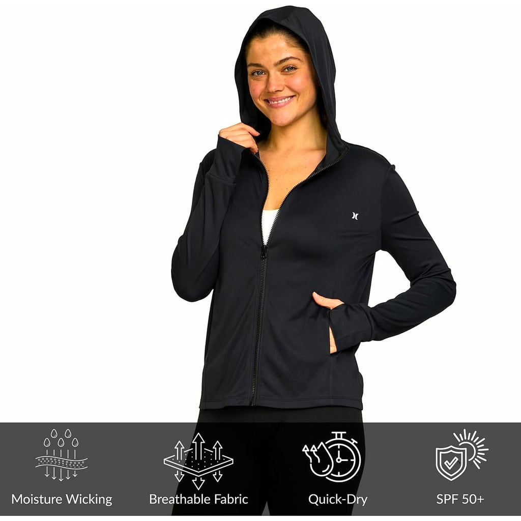Sun Protection Lightweight Jacket Women - Sun Hoodie SPF 50+ UV Shirt Quick Dry Long Sleeve Sun Shirt Outdoor