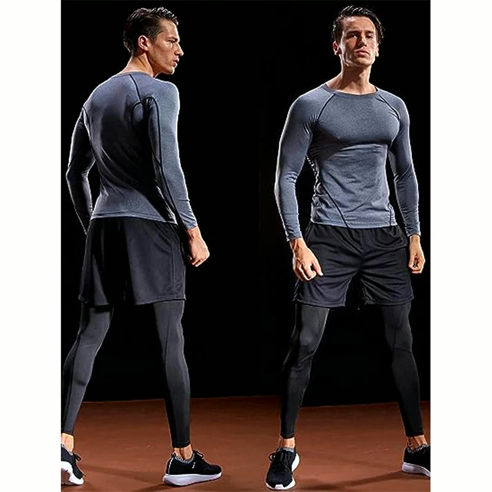 PrimeBuild Men's Long Sleeve Compression Shirt, product view 5