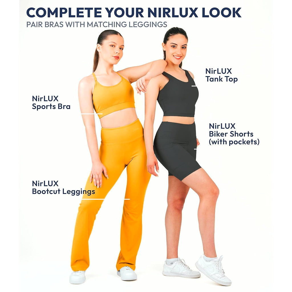 U Tank Sports Bra for Women – Scoop Neck Workout Top with Built-In Cups – Ideal for Yoga, Gym & All-Day Comfort Wear