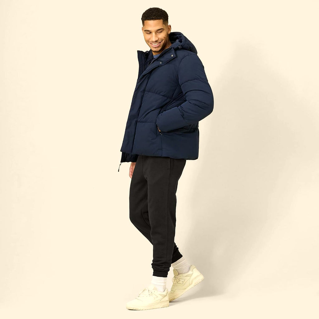 Men'S Relaxed Fit Fleece Joggers Sweatpants with Drawstring Waist, Tapered Leg, Ribbed Cuffs, Brushed Interior