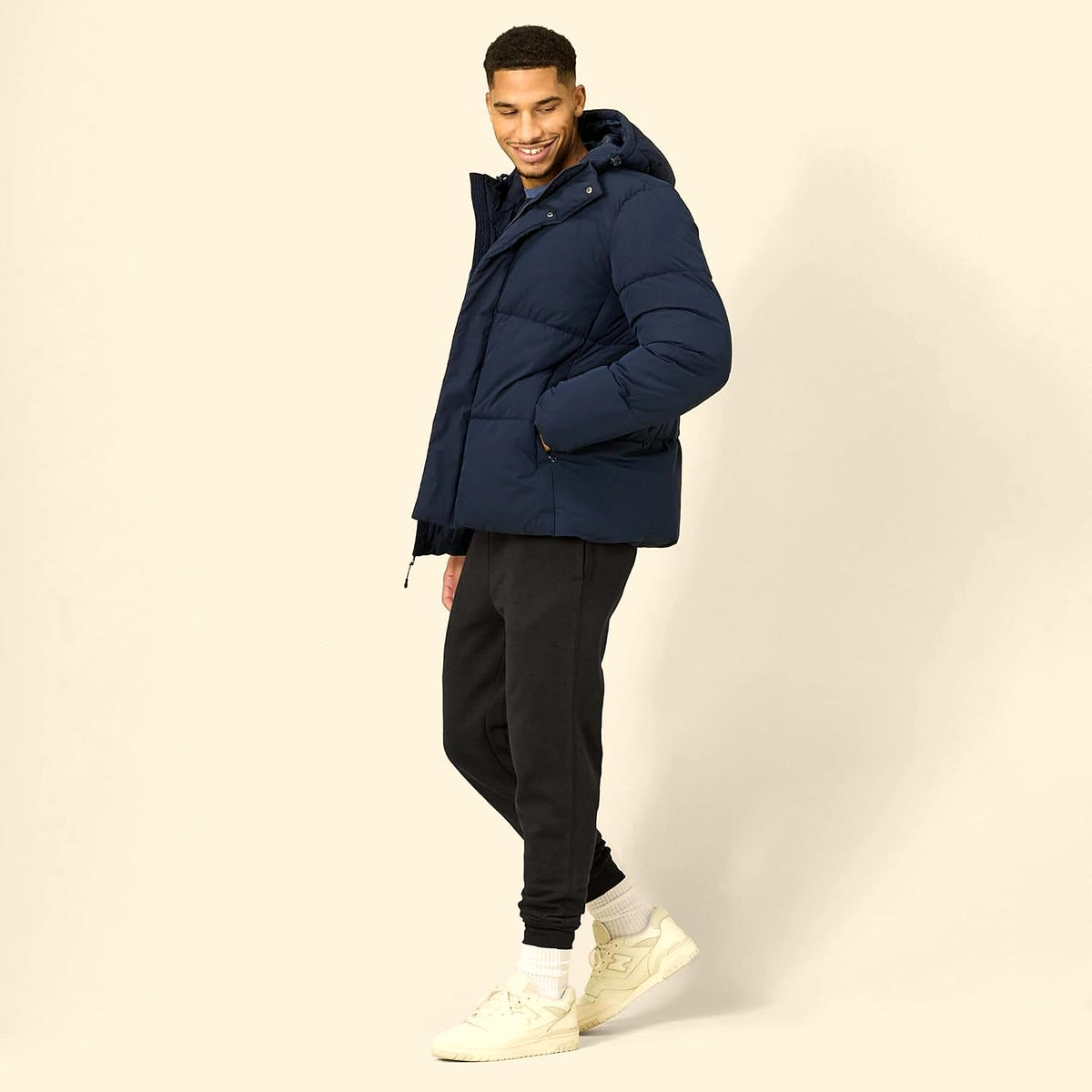 Men'S Relaxed Fit Fleece Joggers Sweatpants with Drawstring Waist, Tapered Leg, Ribbed Cuffs, Brushed Interior