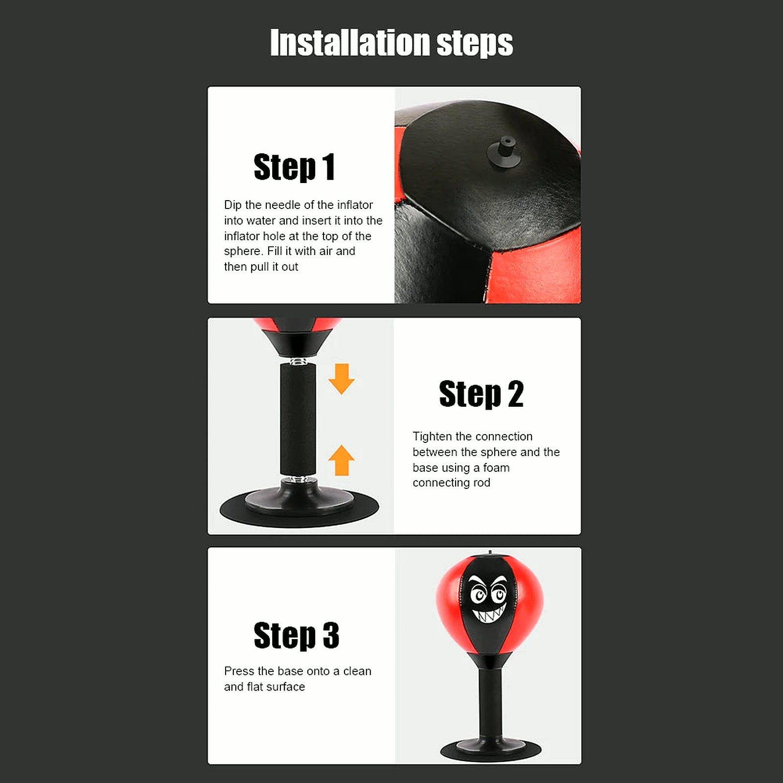 PrimeBuild Desktop Punching Ball, product view 6