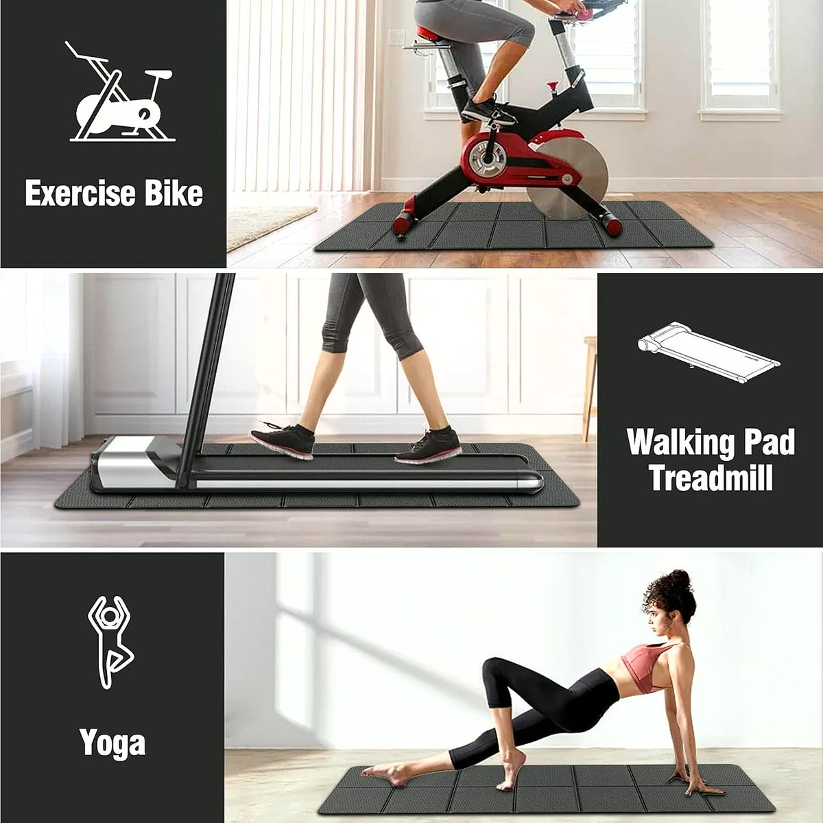 PrimeBuild Foldable Treadmill Mat, product view 6