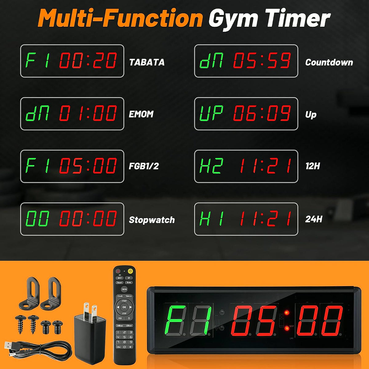 PrimeBuild Digital Gym Timer, product view 6