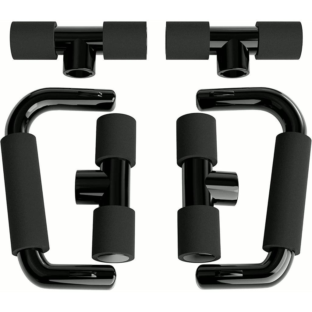 Push up Bars Gym Exercise Equipment Fitness 1 Pair Pushup Handles with Cushioned Foam Grip and Non-Slip Sturdy Structure Push up Bars for Men & Women