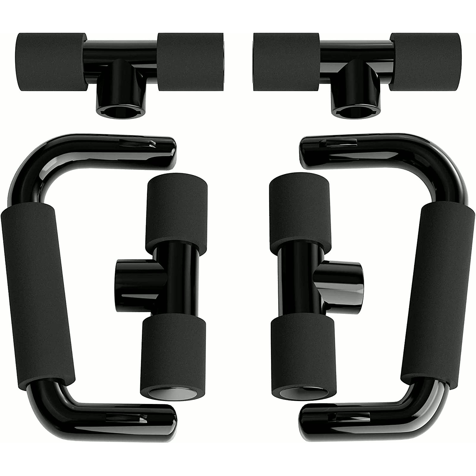 Push up Bars Gym Exercise Equipment Fitness 1 Pair Pushup Handles with Cushioned Foam Grip and Non-Slip Sturdy Structure Push up Bars for Men & Women