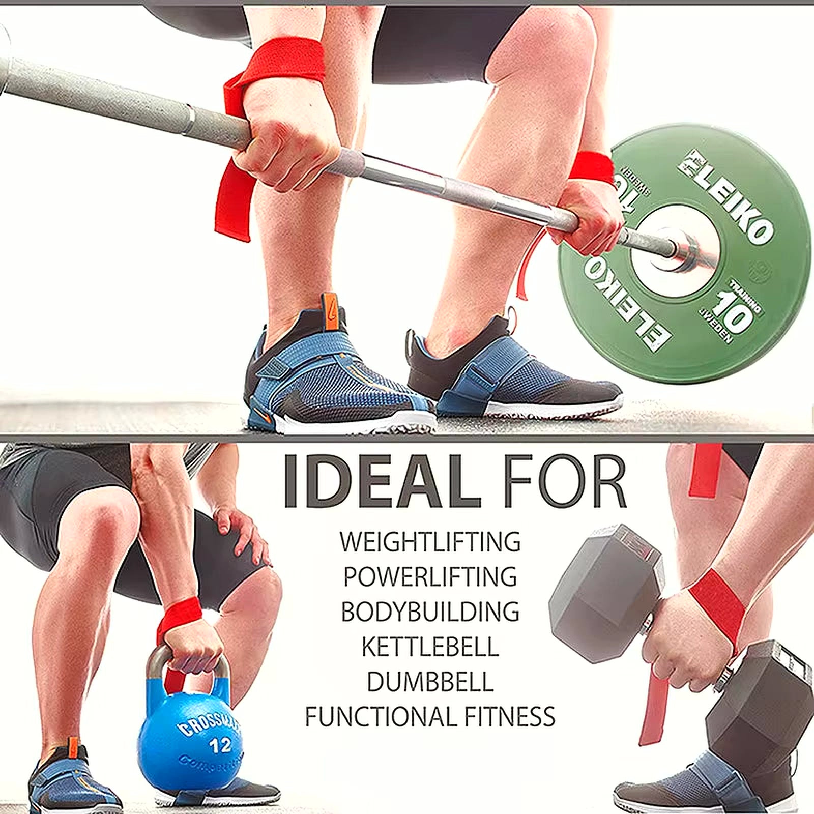 PrimeBuild Weight Lifting Wrist Straps, product view 6