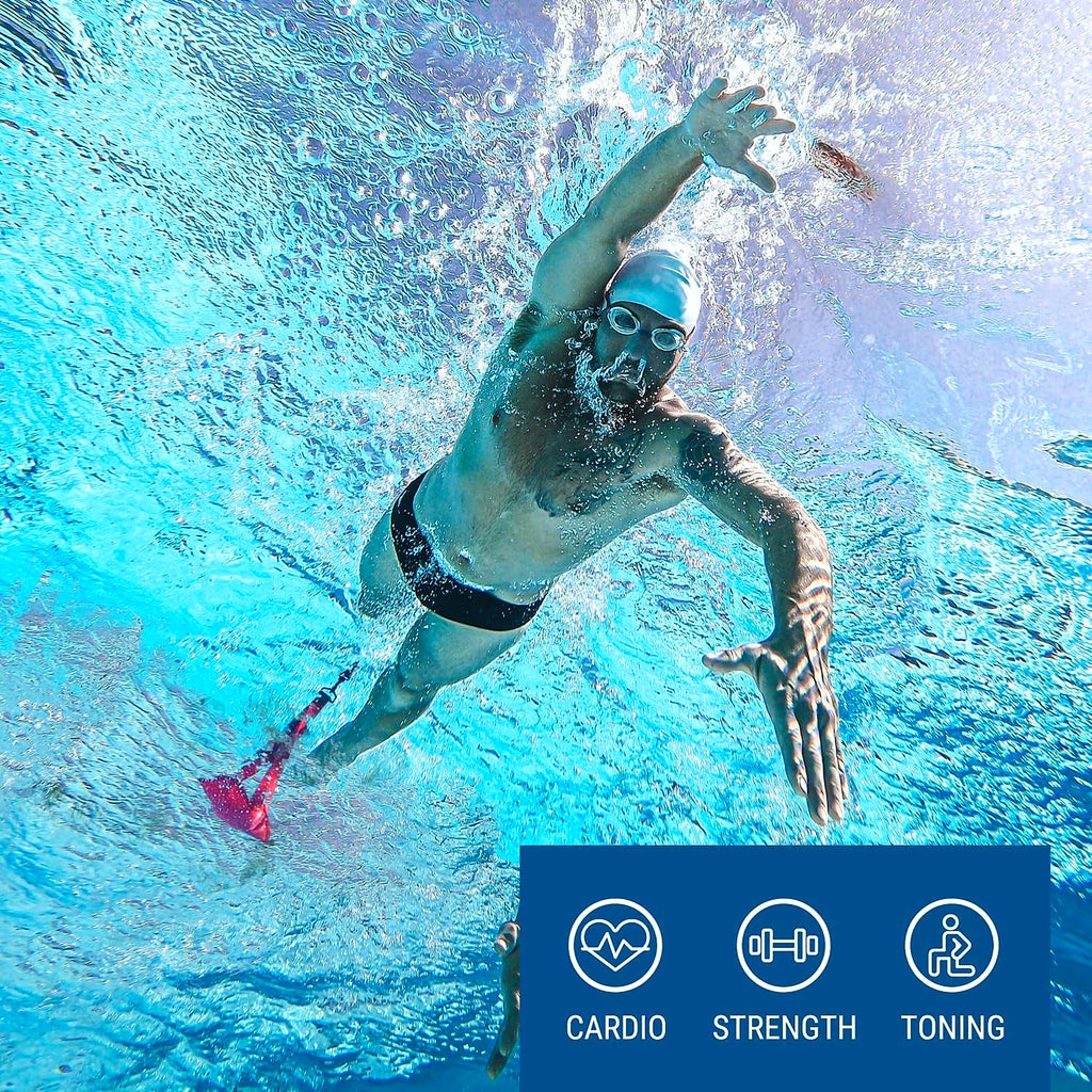 Swim Parachute - Resistance Training Equipment with Swimming Tempo Trainers