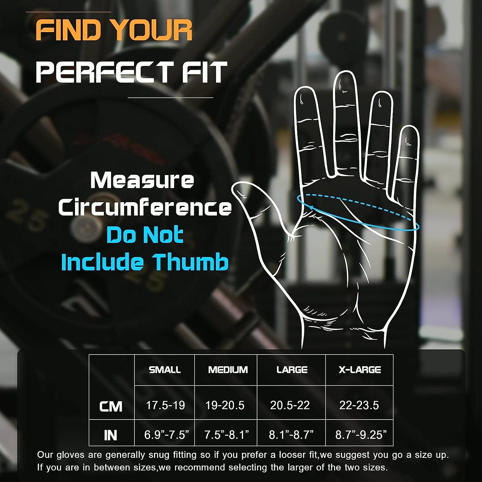 PrimeBuild Women's Workout Gloves, product view 6