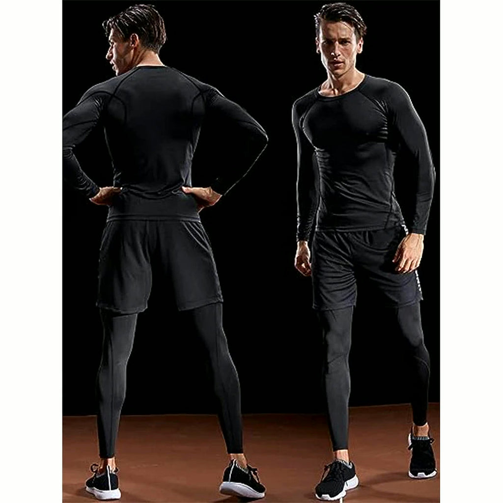 PrimeBuild Men's Long Sleeve Compression Shirt, product view 6
