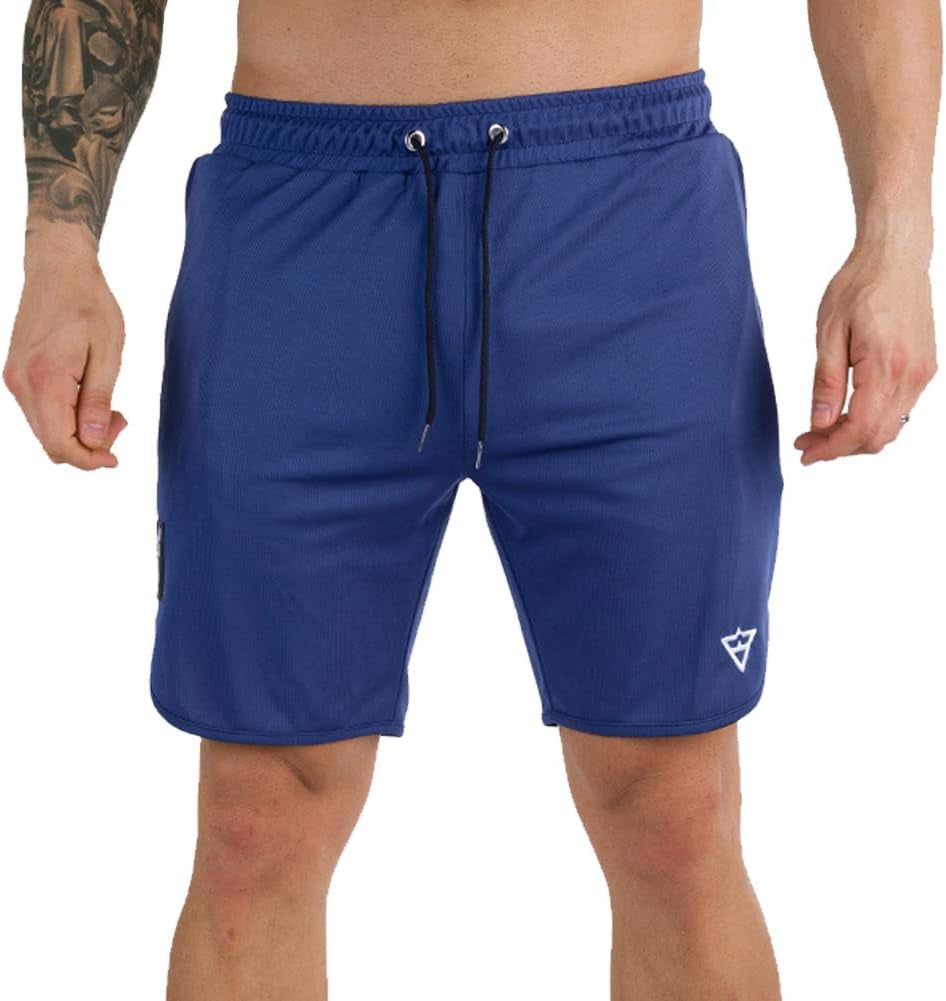 Men'S 7" Running Shorts with Zipper Pocket for Gym & Athletics