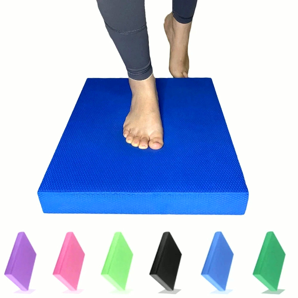 Yoga Mat Soft Balance Pad Foam Exercise Pad Non-Slip Balance Cushion Pilates Balance Board for Fitness Training Body Building