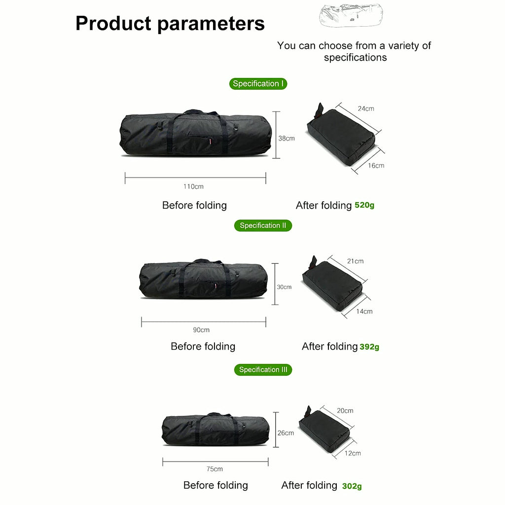 Folding Tent Storage Bag Waterproof Luggage Packing Pouch for Outdoor Travel Camping Hiking Carry Bag Organizer Holder Hot Sale