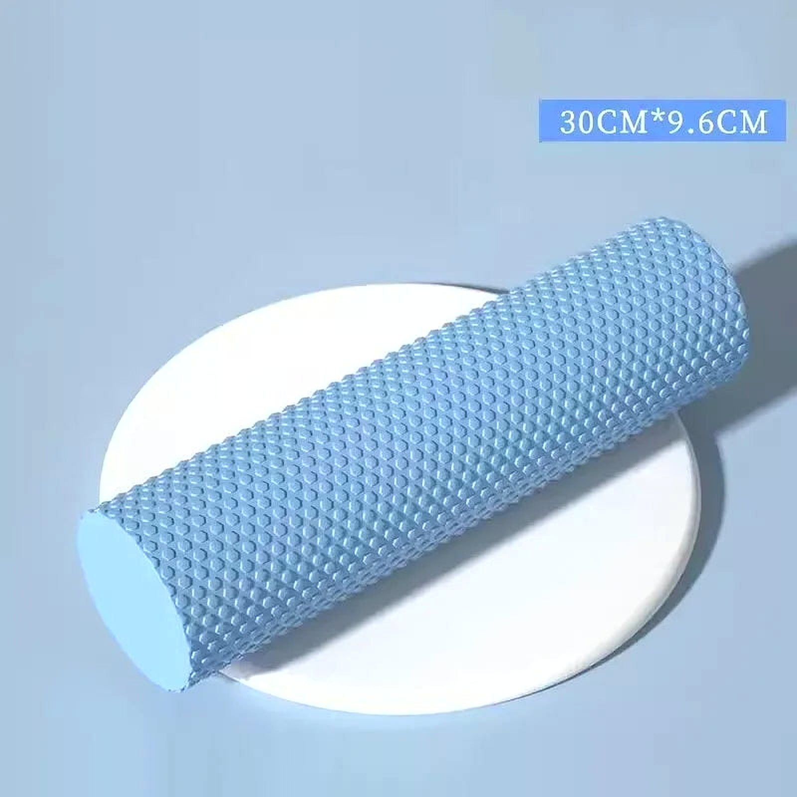 Diameter 9.6Cm Length 30Cm Yoga Roller EVA Foam Cylinder Hexagonal Roller for Pilates Exercise Enhanced Home Workouts