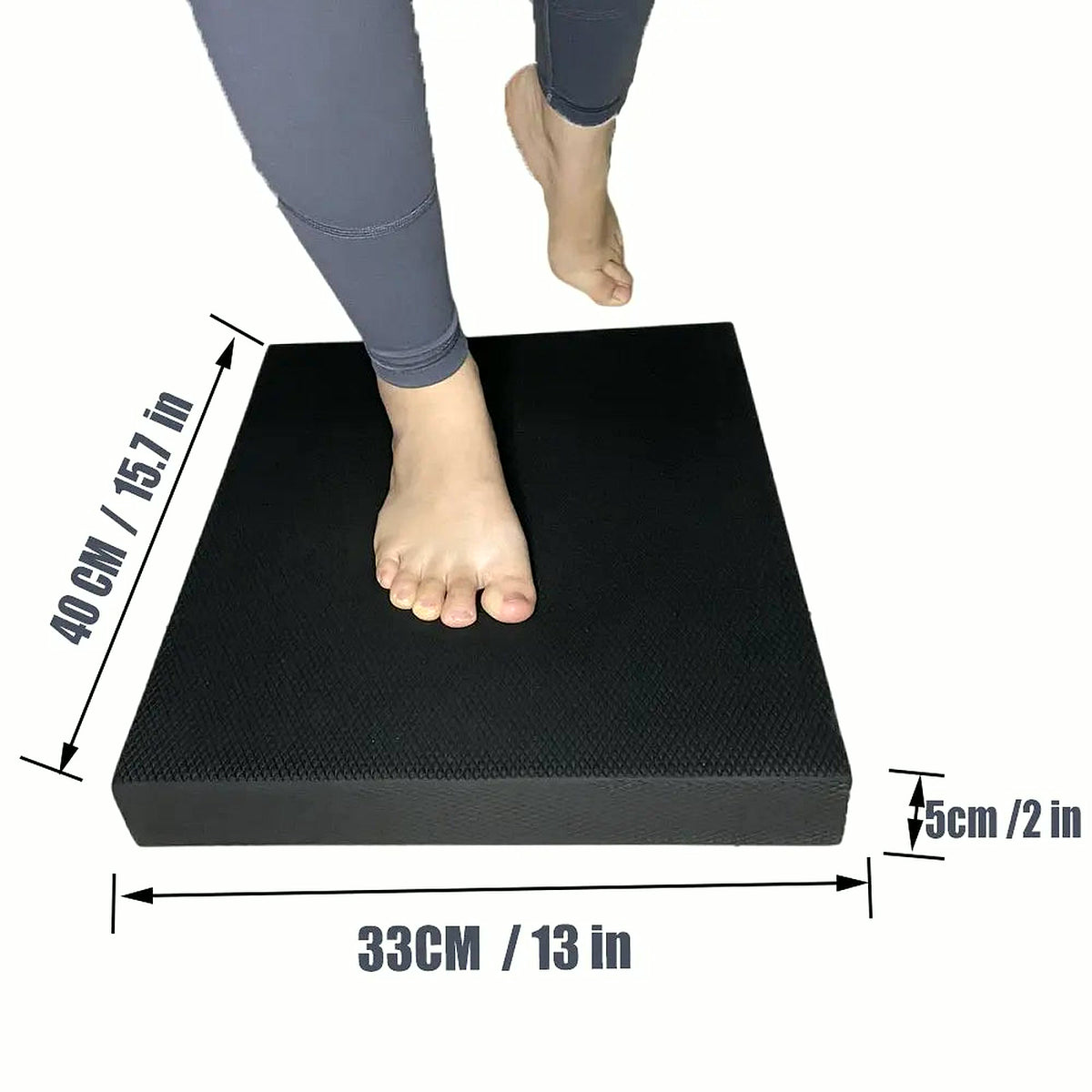 Yoga Mat Soft Balance Pad Foam Exercise Pad Non-Slip Balance Cushion Pilates Balance Board for Fitness Training Body Building