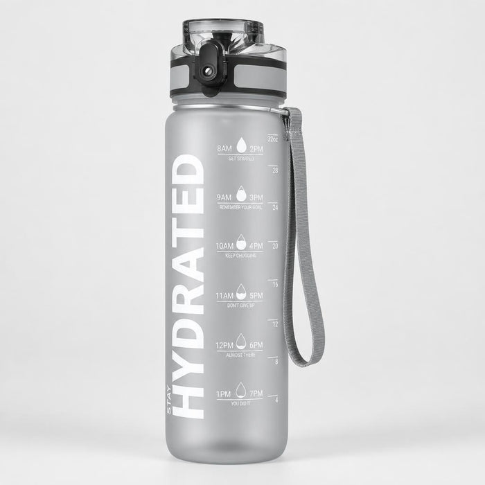 PrimeBuild™ Motivational Sports Water Bottle – 1L Leakproof