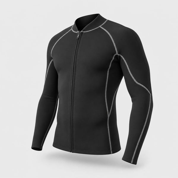 PrimeBuild™ 2mm Neoprene Wetsuit Top – Men's Long Sleeve Jacket