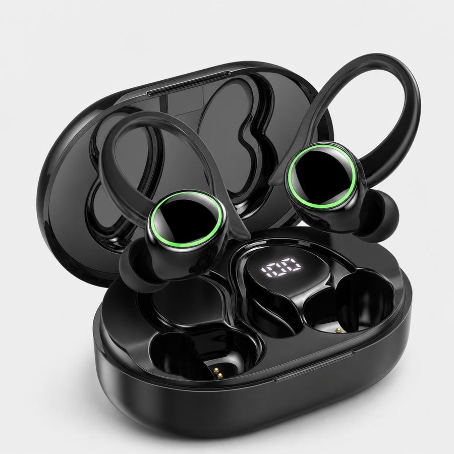 PrimeBuild Sport Wireless Earbuds – Bluetooth 5.4, Ear Hooks – product photo