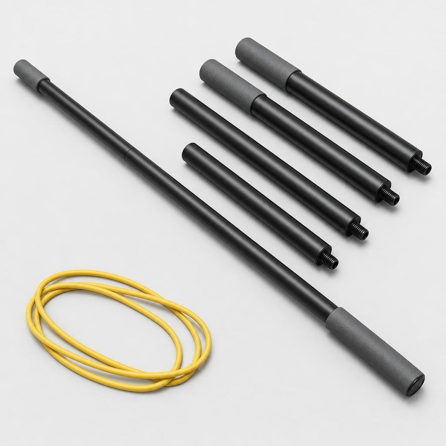 PrimeBuild Adjustable Mobility Stick – 4-Section Metal Bar with Band – product photo
