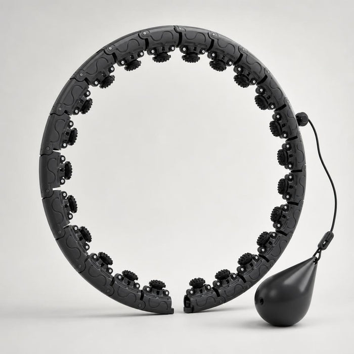 PrimeBuild™ Smart Weighted Fitness Hoop – Detachable Links, 26 Links