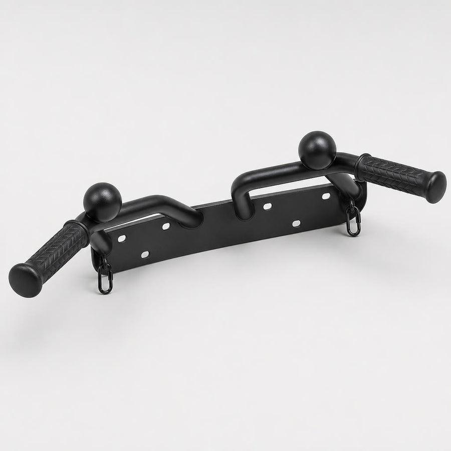 PrimeBuild Wall-Mounted Pull-Up Bar – Multi-Grip with Ball Handles – product photo