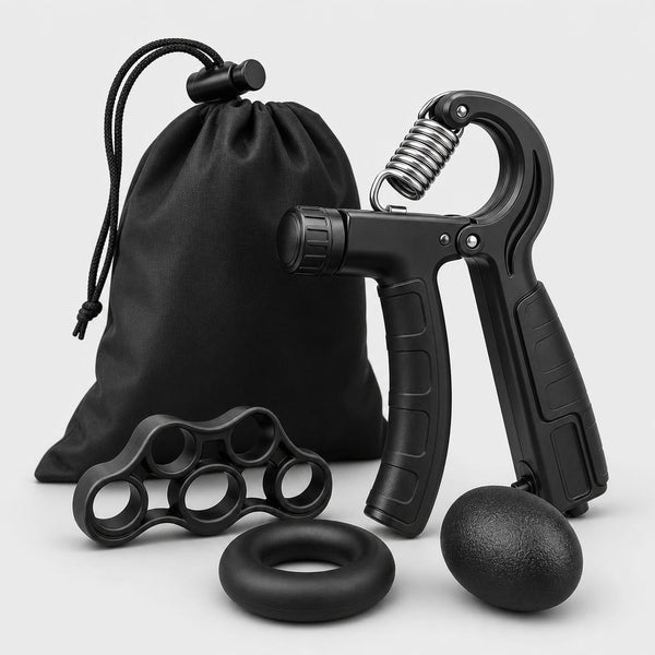 PrimeBuild™ 5-in-1 Grip Strength Kit – Hand & Forearm Trainer
