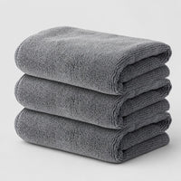 PrimeBuild™ Microfiber Gym Towels – Quick-Dry, Grey, 3 Pack