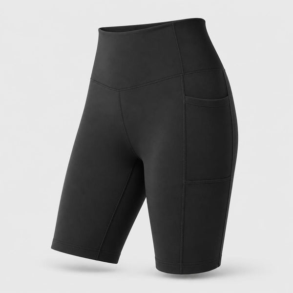 PrimeBuild™ Women's High-Waisted Biker Shorts – 8" with Side Pocket