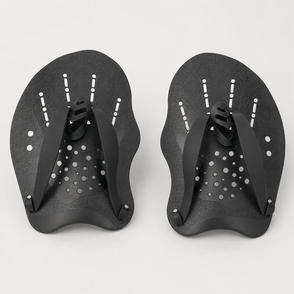 PrimeBuild™ Swim Hand Paddles – Adjustable Silicone Straps