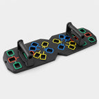 PrimeBuild Foldable Push-Up Board – Color-Coded Muscle Zones – product photo
