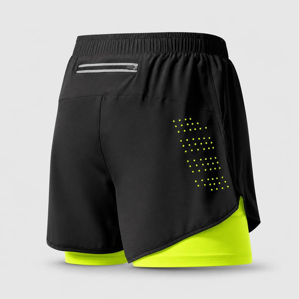PrimeBuild™ Men's 2-in-1 Training Shorts – Liner & Zip Pocket