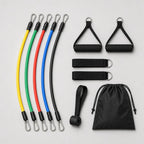 PrimeBuild Resistance Bands Set – 11-Piece Home Gym Kit – product photo