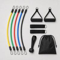 PrimeBuild™ Resistance Bands Set – Complete Home Gym Training Kit (11 PCS)