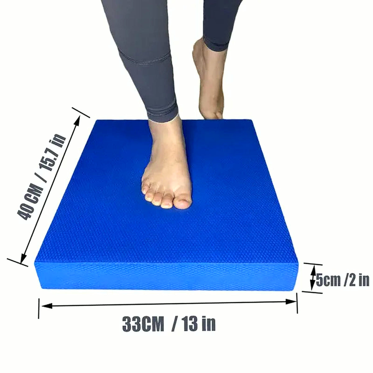 Yoga Mat Soft Balance Pad Foam Exercise Pad Non-Slip Balance Cushion Pilates Balance Board for Fitness Training Body Building