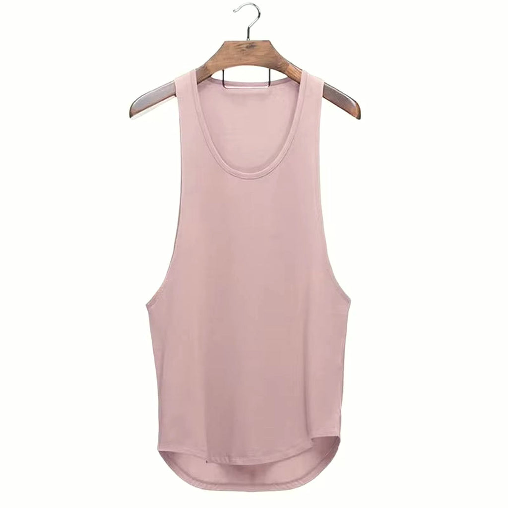 Fitness Clothing Blank Sleeveless Shirt Mens Gym Stringer Tank Top Bodybuilding Tanktop Men Sportwear Undershirt Fashion Vest