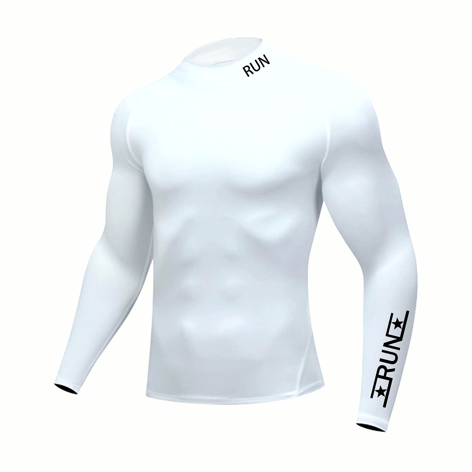 New Running T-Shirt Men'S Long Sleeve Compression Shirt Gym Training Top Man Bodybuilding Workout Clothing