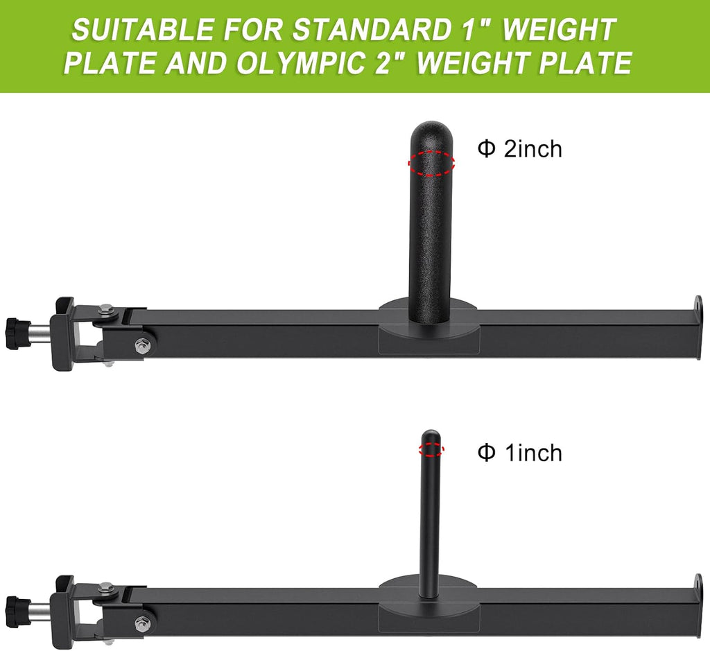 T Bar Row Landmine Attachment Belt Squat Attachment for Power Cage | Heavy Power Rack Attachment, Landmine Attachment, Belt Squat Lever Arm & Landmine Handle, Fits 1"/2" Barbells & Weight Plate