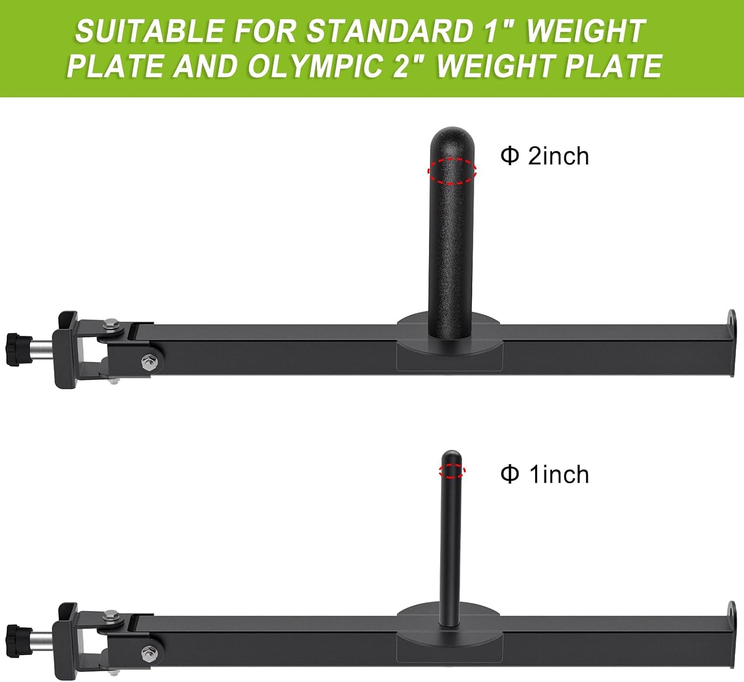 T Bar Row Landmine Attachment Belt Squat Attachment for Power Cage | Heavy Power Rack Attachment, Landmine Attachment, Belt Squat Lever Arm & Landmine Handle, Fits 1"/2" Barbells & Weight Plate