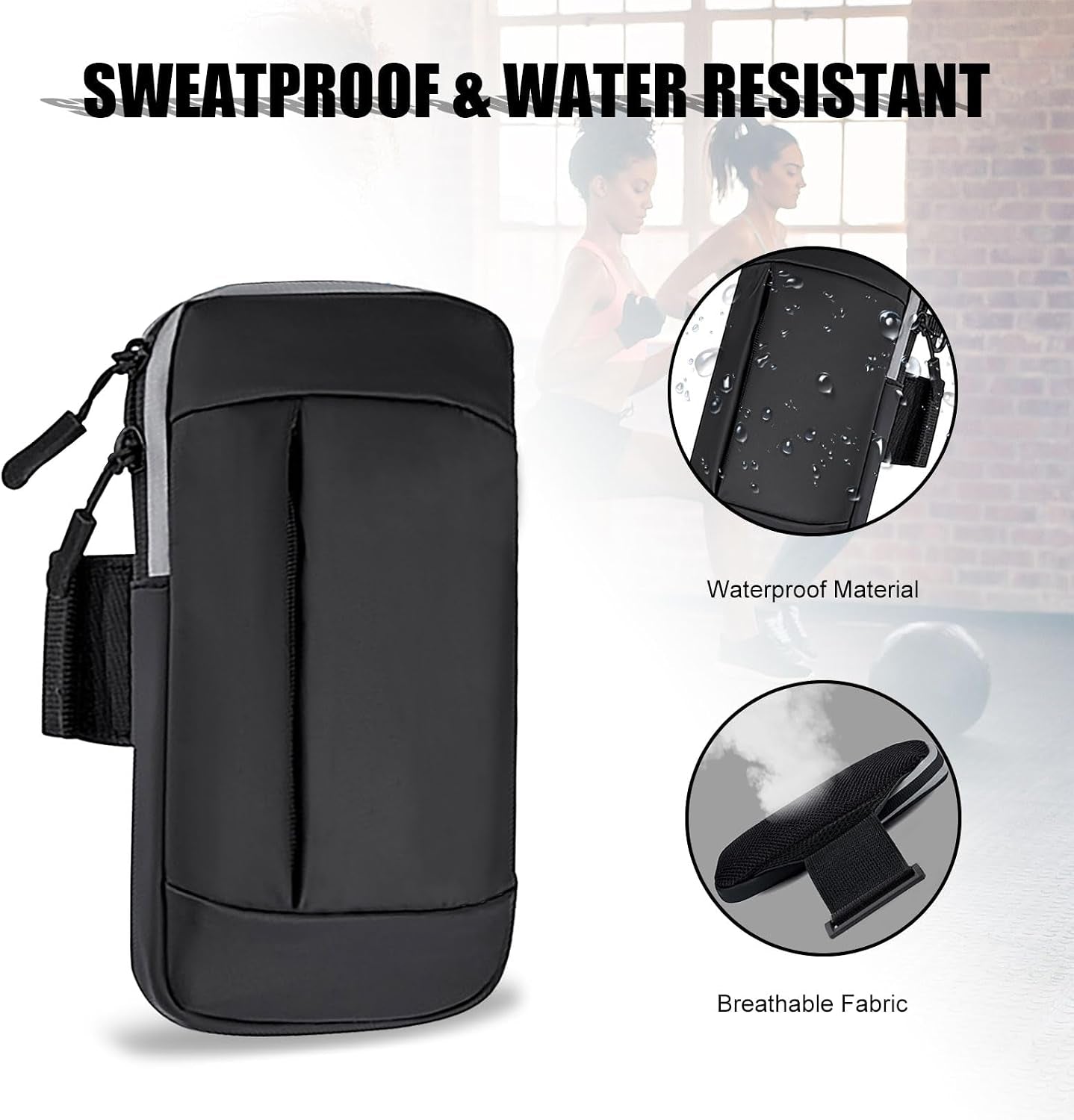 Phone Holder for Running Armband Cell Phone Holder for Iphone 17 16 16E 15 14 13 12 11 Pro Max Xs Xr X plus Galaxy Ultra Note Carrier Bag Pouch,Gym Sports Arm Bands Sleeve Fit Women Men Kids