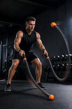PrimeBuild Cordless Battle Rope Trainer – Weighted Pair – in action