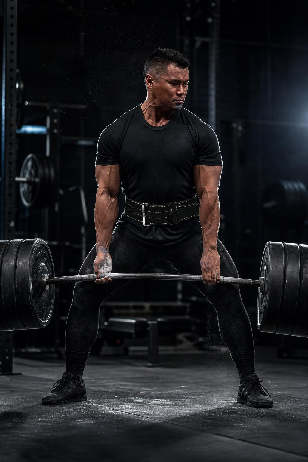 PrimeBuild 10mm Powerlifting Belt – Single-Prong Buckle – in action