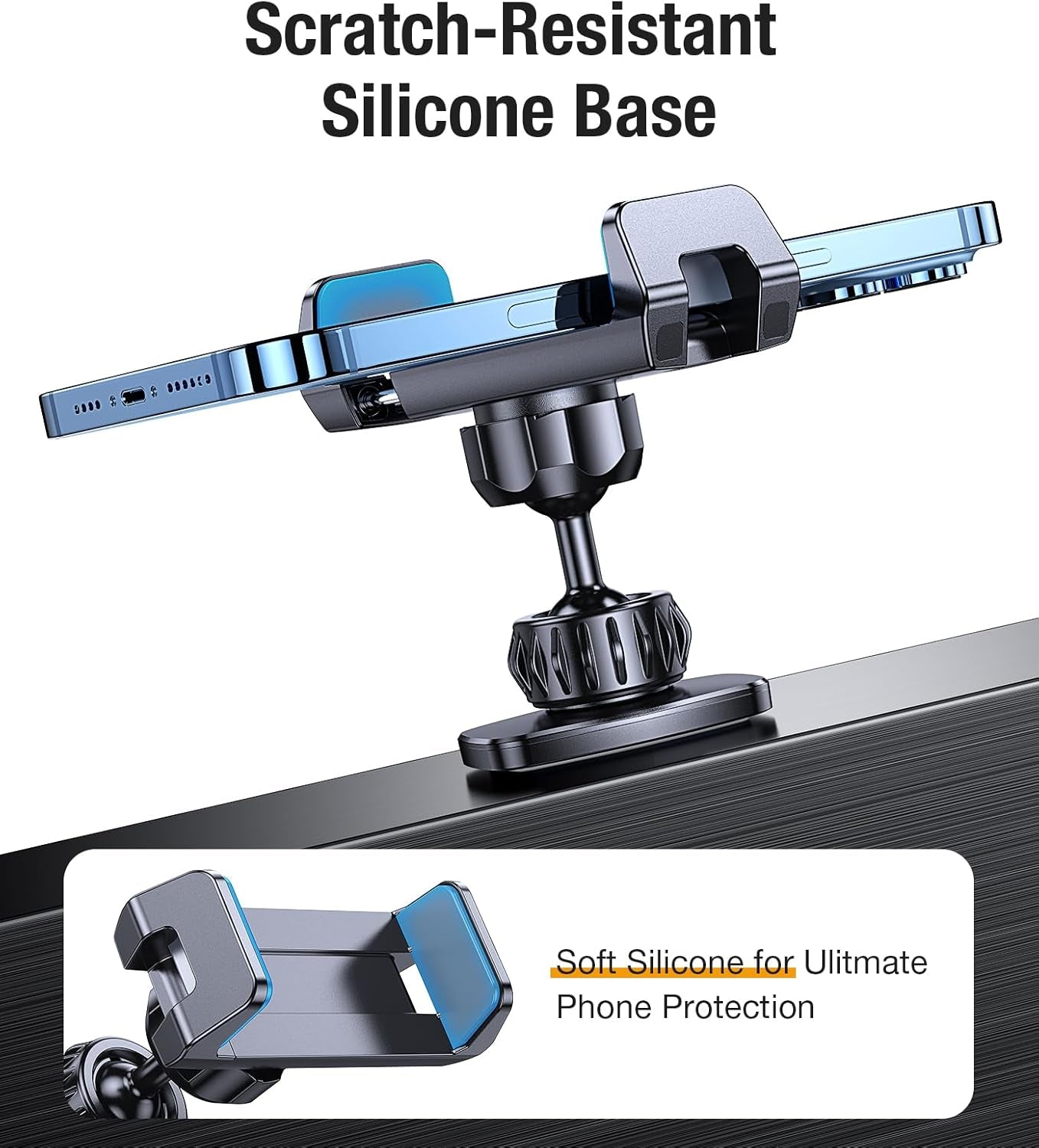 Magnetic Phone Holder for Gym【Strong Magnets】 Tripod Mount Ring Gym Magnetic Phone Holder Attach to Metal Surface, Gym Accessories for Mothers Gift Essentials for All Smartphones 4.7-7"
