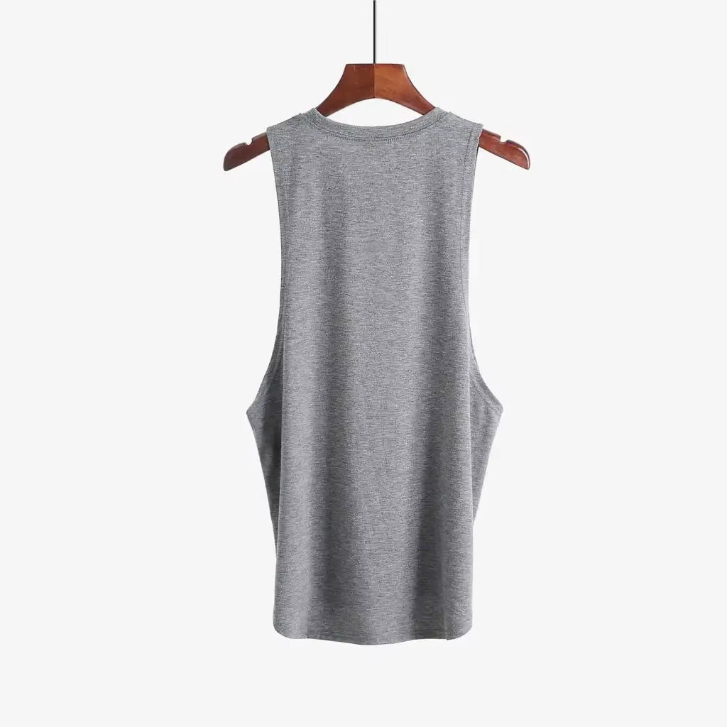 Fitness Clothing Blank Sleeveless Shirt Mens Gym Stringer Tank Top Bodybuilding Tanktop Men Sportwear Undershirt Fashion Vest