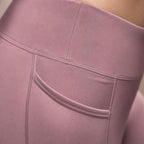 PrimeBuild Women's High-Waist Performance Leggings – Side Pockets – detail