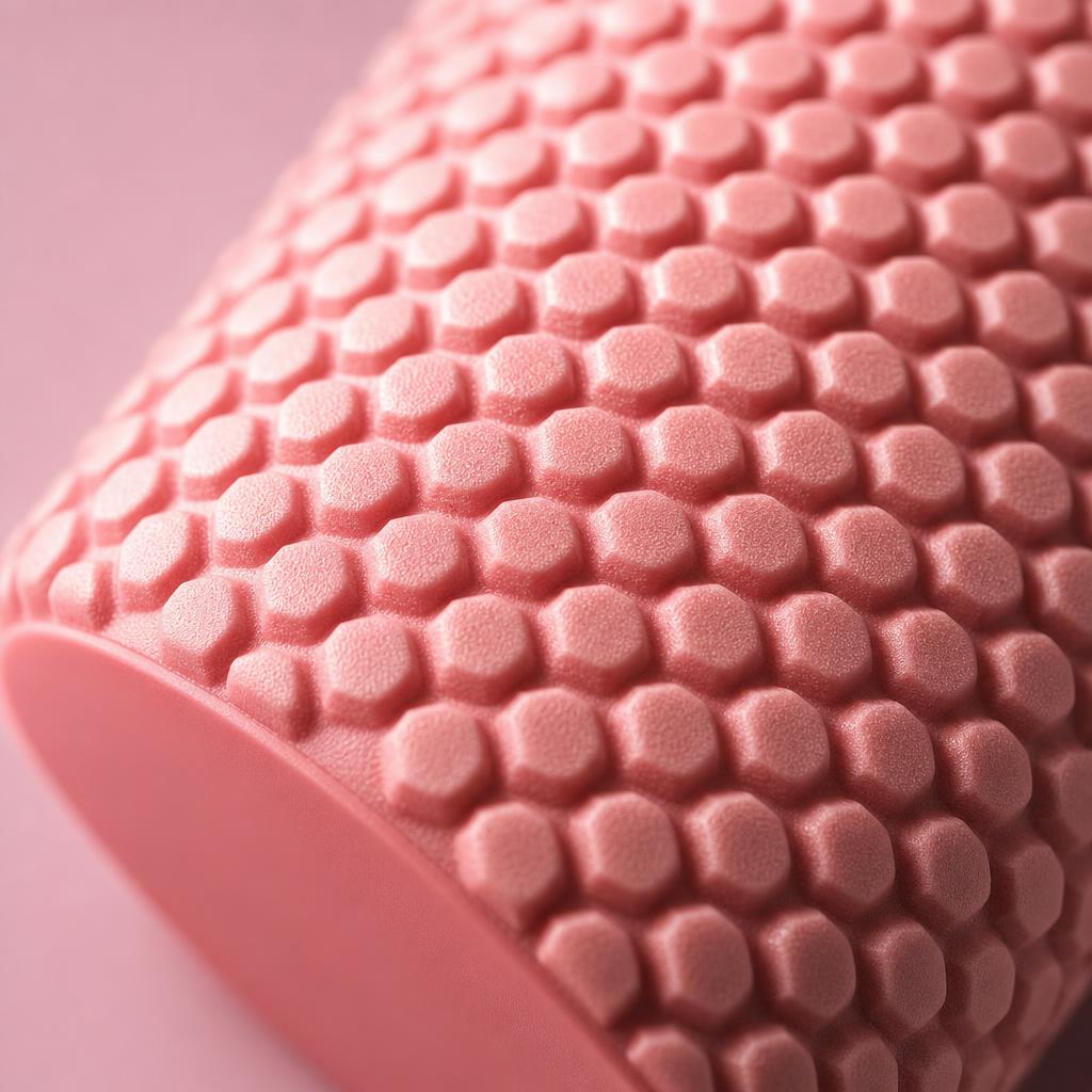 PrimeBuild EVA Foam Roller – Textured Recovery Roller, 30 cm – detail