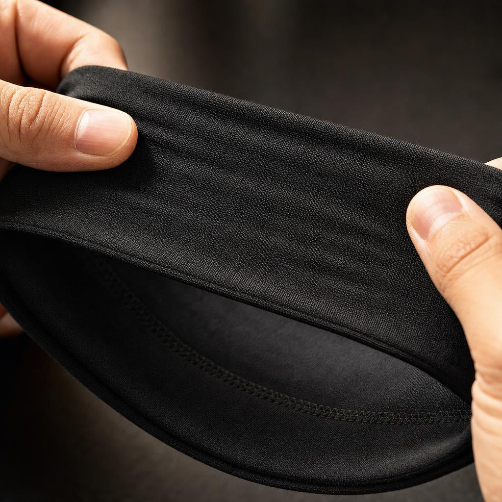 PrimeBuild Performance Sweat Headbands – 5-Pack, Black – detail
