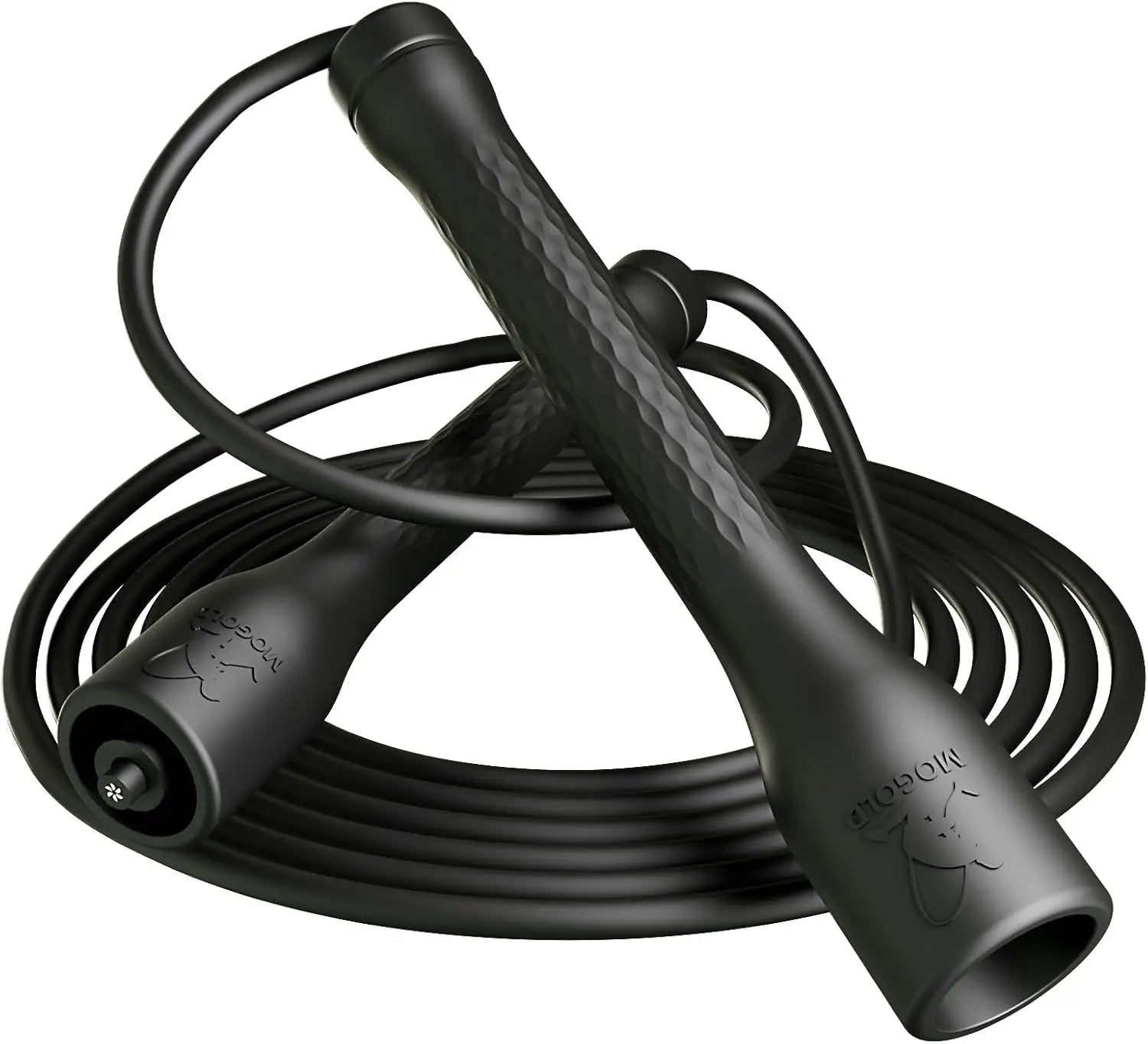 5Mm PVC Adjustable Jump Rope with Shatterproof Handles for Fitness, Cardio, Boxing - Ideal for Beginners & Advanced Athletes