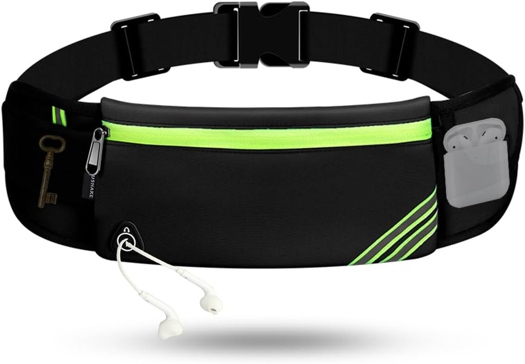 Running Belt with Bounce-Free Pouch for Iphone and Samsung Galaxy - Ideal for Running, Walking, Cycling, and Gym Workouts